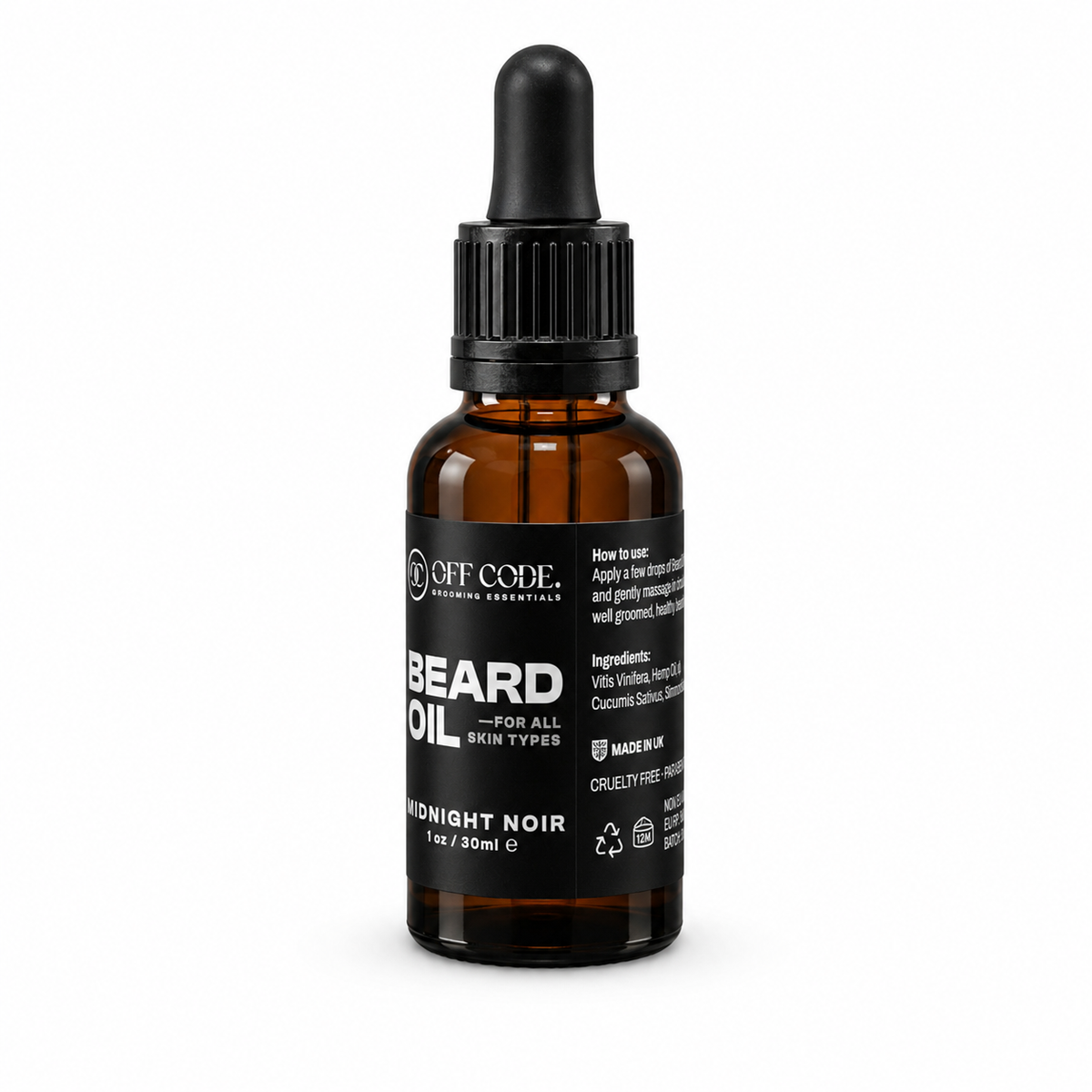 Off Code Beard Oil, angle how to use